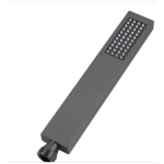 Aqua Gun Metal Square Chrome Hand Shower